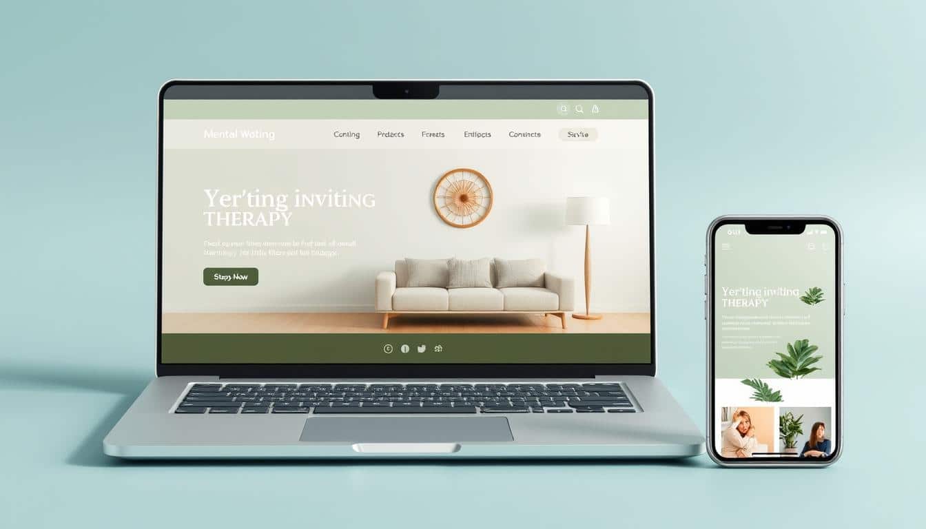 therapy website design tips